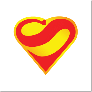 Super Heart Posters and Art